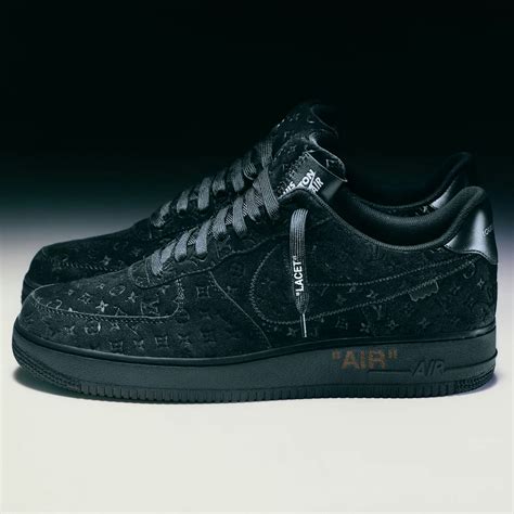 louis vuitton air force ones black|lv air force 1 price.